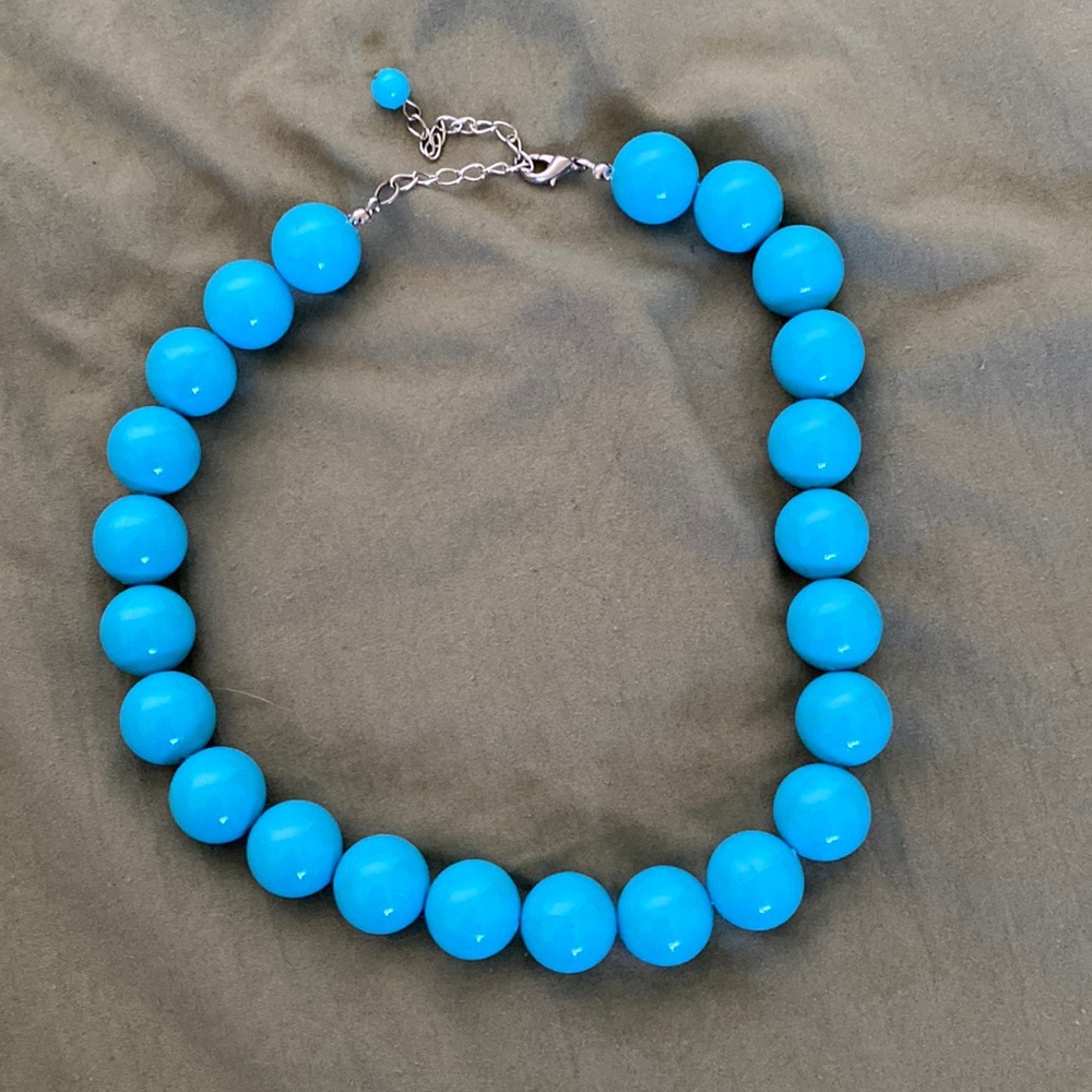 Blue Bead Necklace